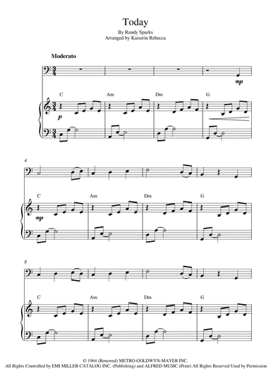 Today (arr. Kaiserin Rebecca)