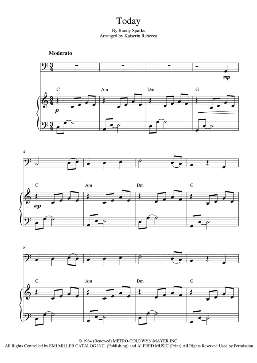 Today (arr. Kaiserin Rebecca)
