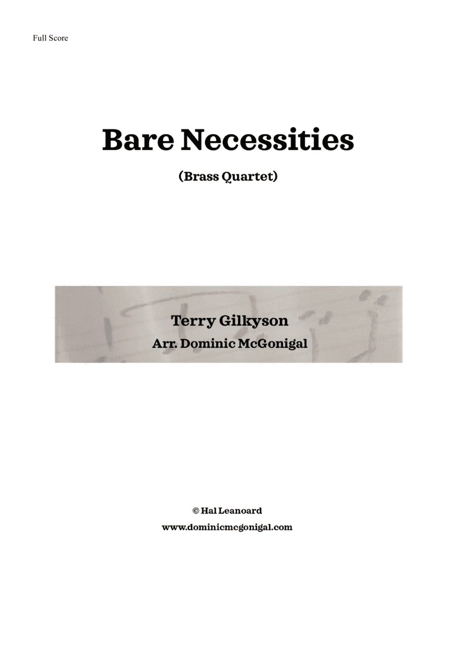 The Bare Necessities (arr. Dominic McGonigal)