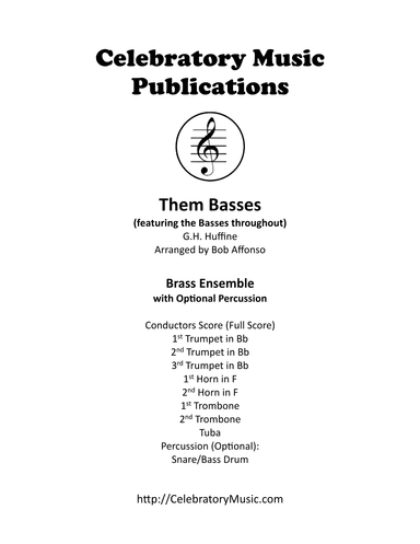 Them Basses (arr. Bob Affonso)