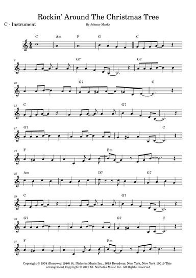 Rockin' Around The Christmas Tree (arr. Fabio Eduardo de Oliveira)