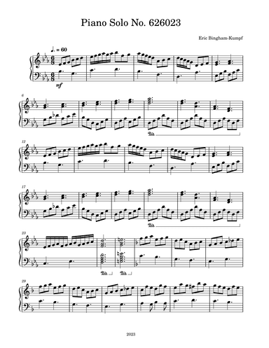 Piano Solo No. 626023