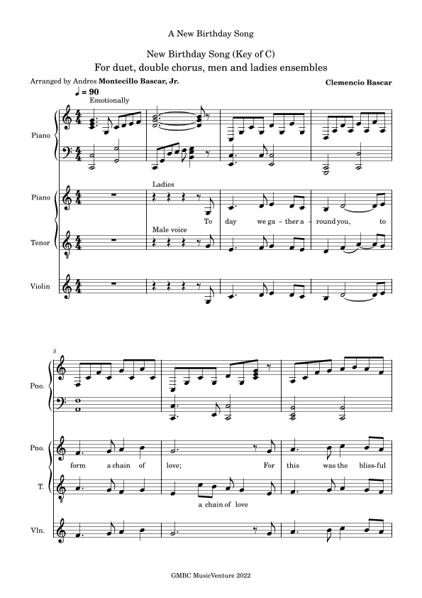A New Birrthday Song
