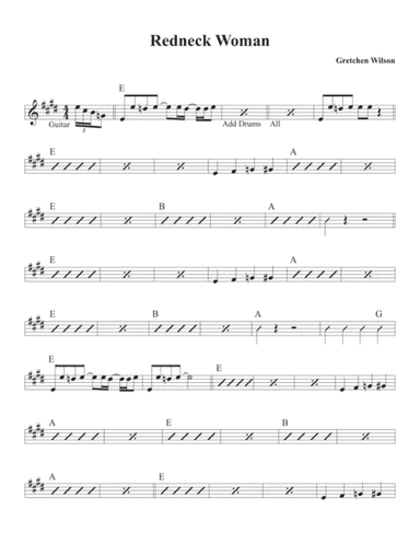 Redneck Woman (arr. David M Fagnant)