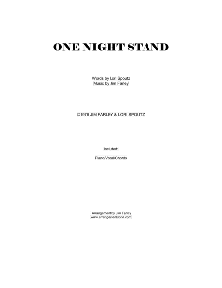 One Night Stand