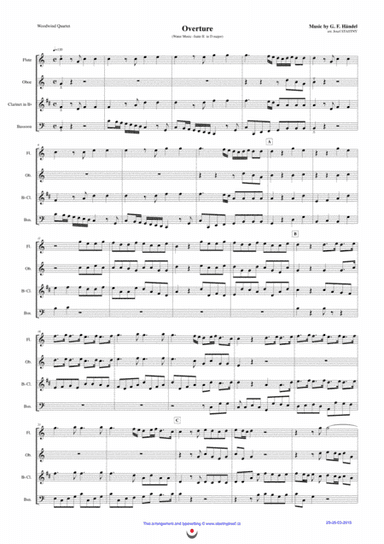 Overture (Water Music) (arr. Josef STASTNY)