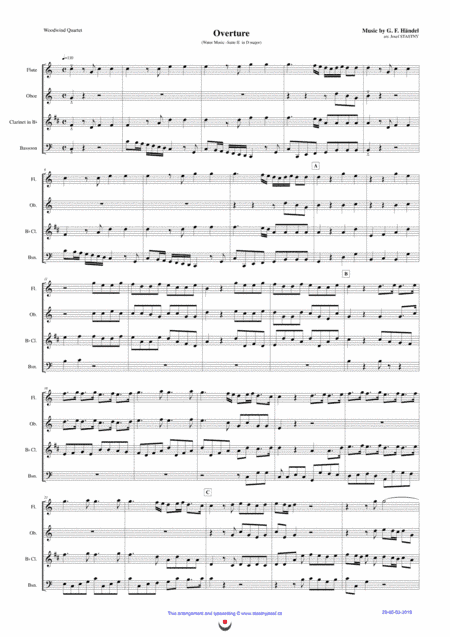 Overture (Water Music) (arr. Josef STASTNY)