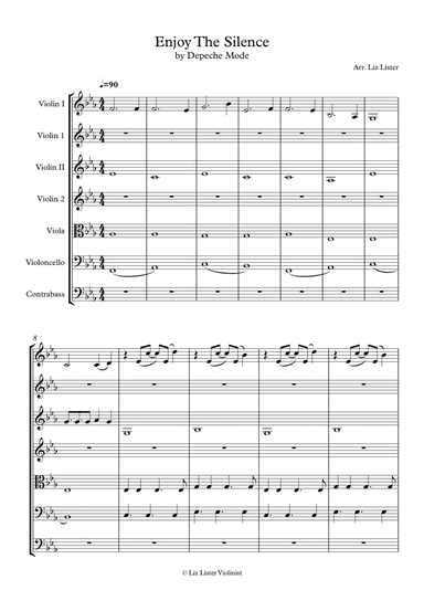 Enjoy The Silence (arr. Elizabeth Lister)