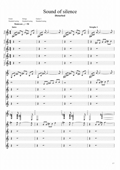 The Sound Of Silence (arr. Hugo Neves)