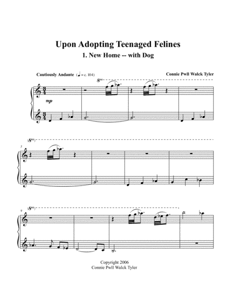 Upon Adopting Teenaged Felines