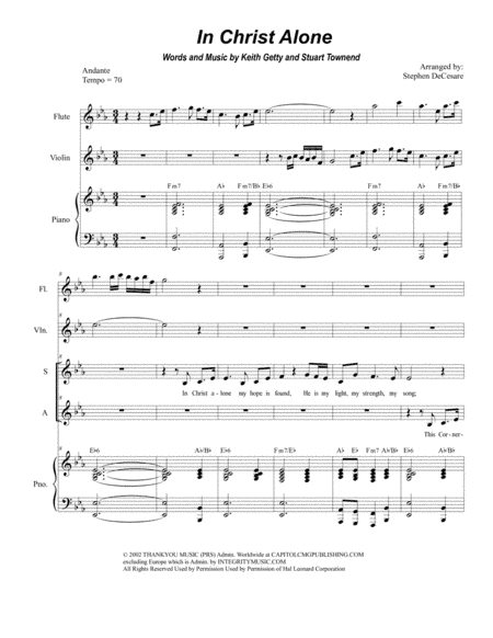 In Christ Alone (arr. Stephen DeCesare)