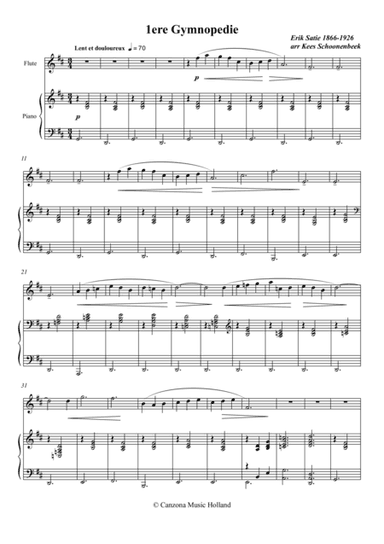 Gymnopedie I (arr. Kees Schoonenbeek)