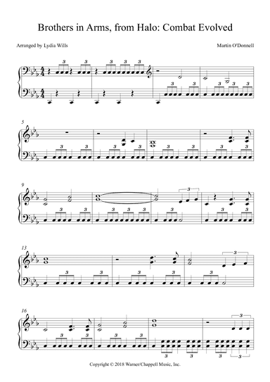 Halo (arr. Lydia Wills)