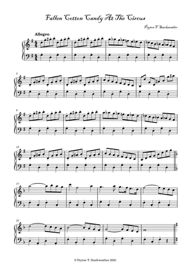 Fallen Cotton Candy At The Circus