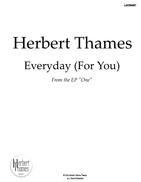 Everyday (For You)