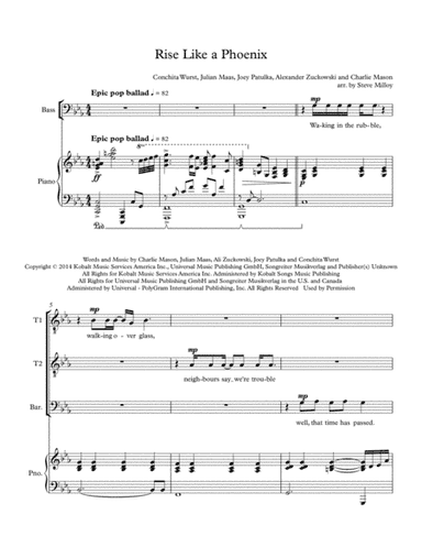 Rise Like A Phoenix (arr. Steve Milloy)