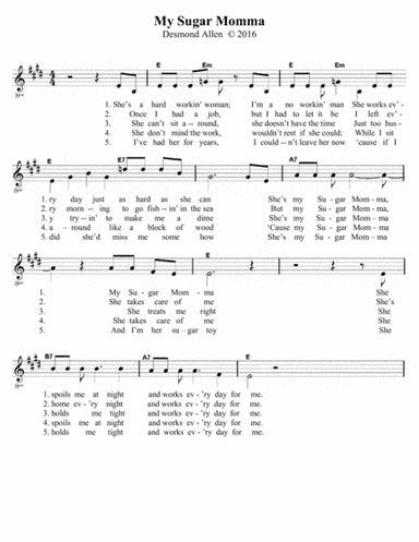 My Sugar Momma by Desmond Allen