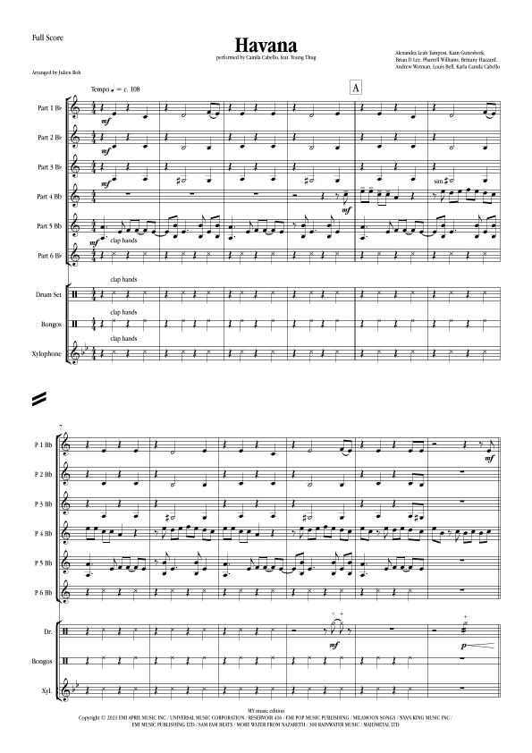 Havana (ft. Young Thug) (arr. Julien Roh)
