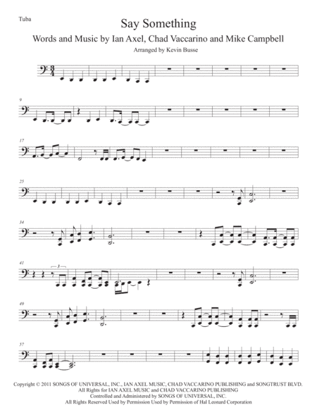 Say Something (arr. Kevin Busse)