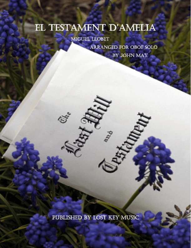 El Testament d'Amelia-Oboe Solo (arr. John May)