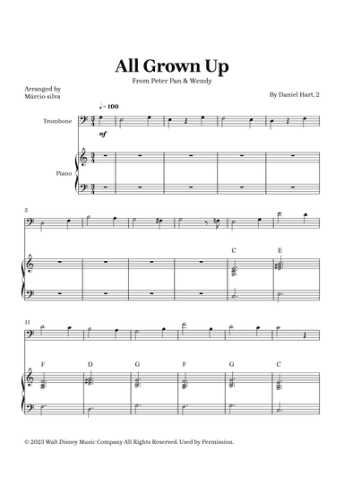 All Grown Up (arr. Márcio Silva)