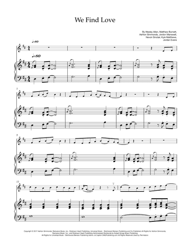 We Find Love (arr. coslu)