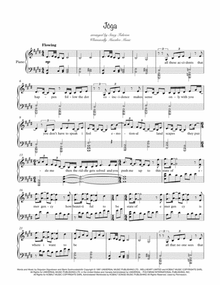 Joga (arr. Whimsically Macabre (ASCAP))