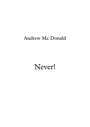 Never!