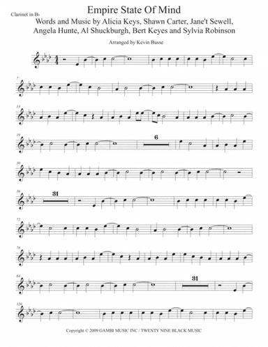 Empire State Of Mind (Part II) Broken Down (arr. Kevin Busse)