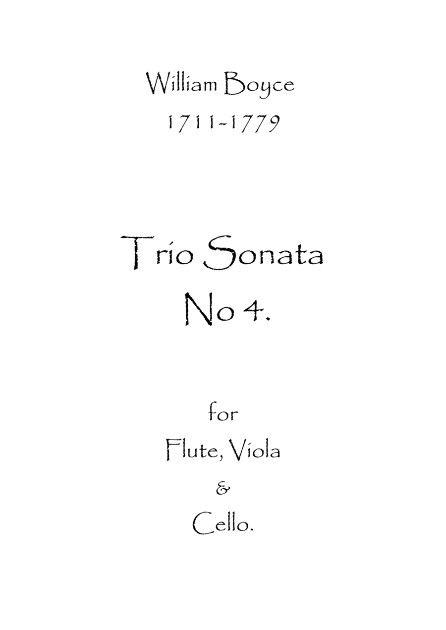 Trio Sonata No.4 (arr. Spence Bundy)
