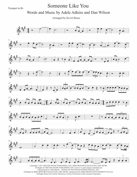 Someone Like You (arr. Kevin Busse)