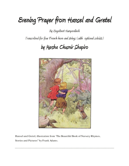 Evening Prayer from Hansel & Gretel (arr. Marsha Chusmir Shapiro)