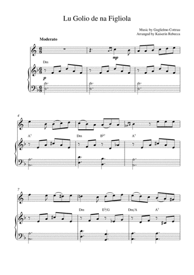 Lu Golio de na Figliola (arr. Kaiserin Rebecca)