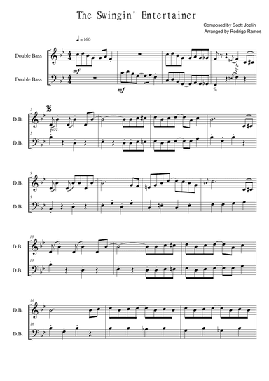 The Entertainer (arr. Rodrigo Ramos)