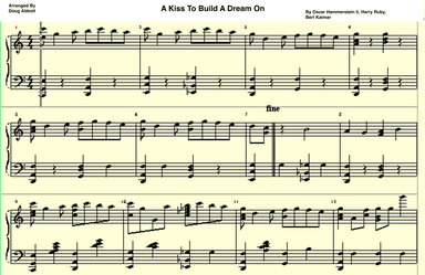 A Kiss To Build A Dream On (arr. Doug Abbott)
