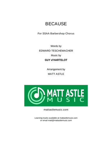 Because (arr. Matt Astle)