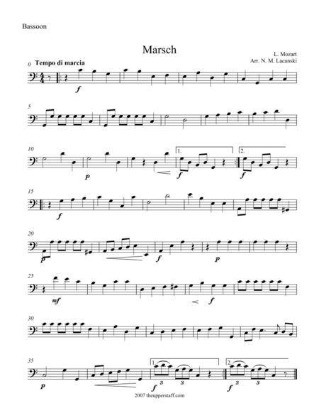 Marsch (arr. Nick Lacanski)
