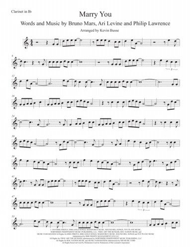 Marry You (arr. Kevin Busse)