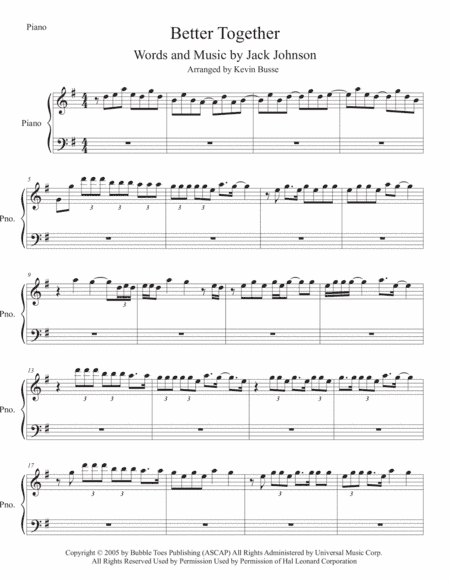 Better Together (arr. Kevin Busse)