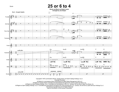 25 Or 6 To 4 (arr. Joseph Hasper)