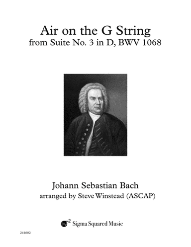 Air on the G String for Saxophone Quartet (arr. Steve Winstead)