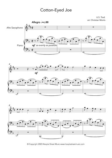 Cotton-Eyed Joe (arr. Christian Morris)