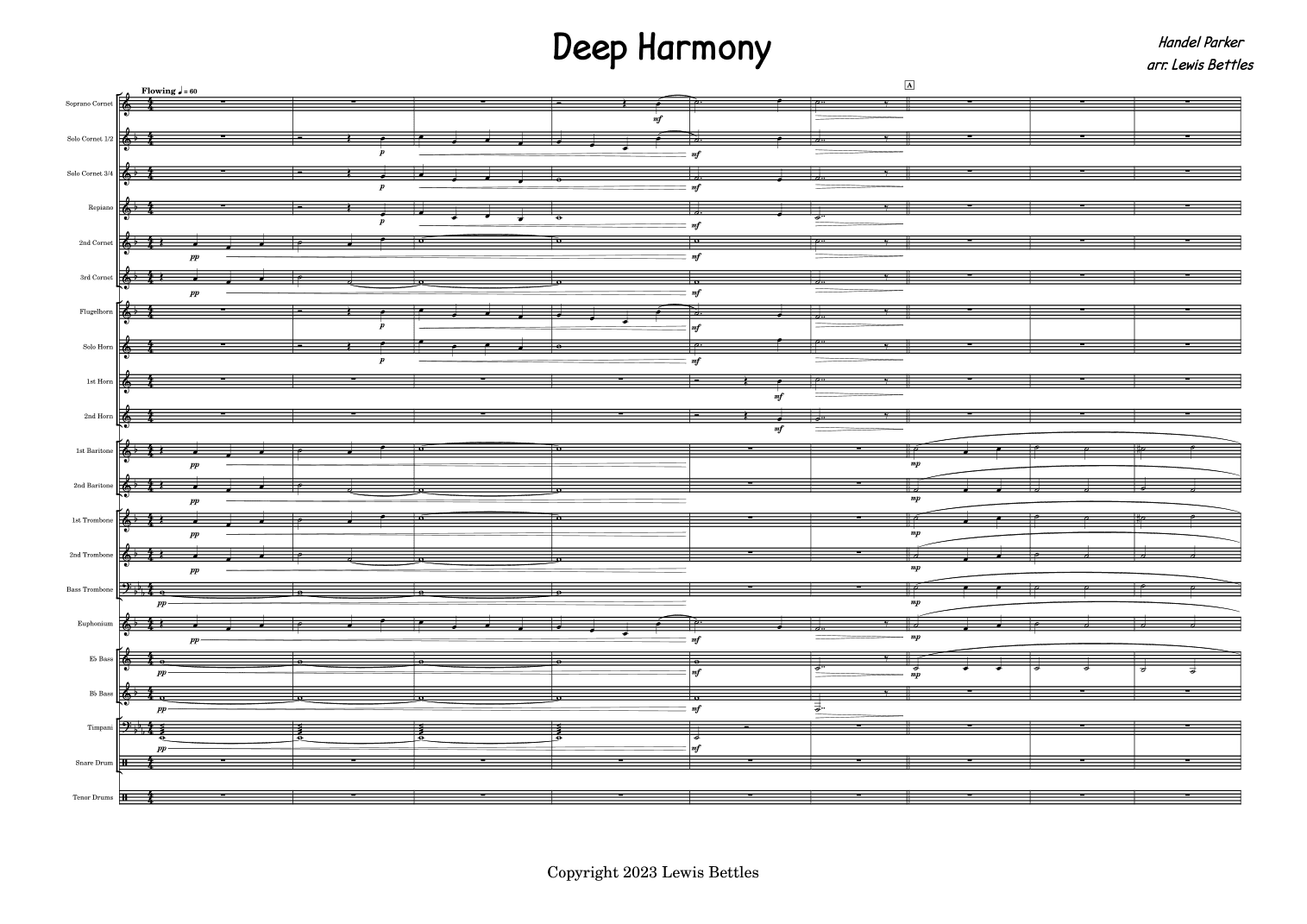 Deep Harmony (arr. L Bettles)