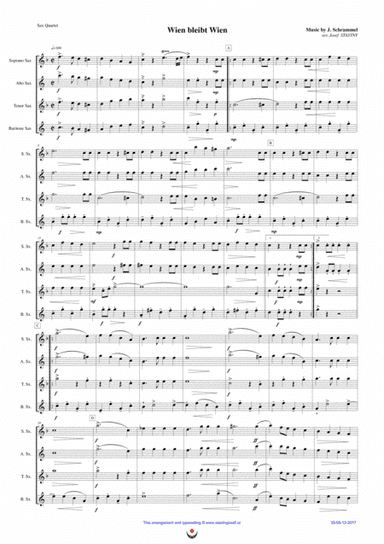 Wien bleibt Wien (arr. Josef  STASTNY)