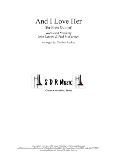 And I Love Her (arr. Stephen Rockey)