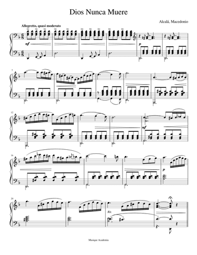 Dios Nunca Muere (arr. Diego M.)