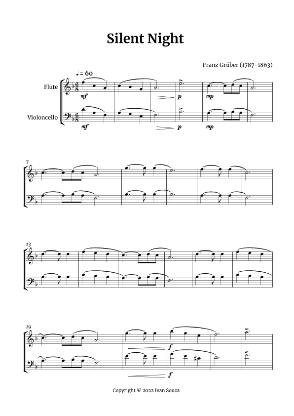 Silent Night (arr. Ivan Souza)