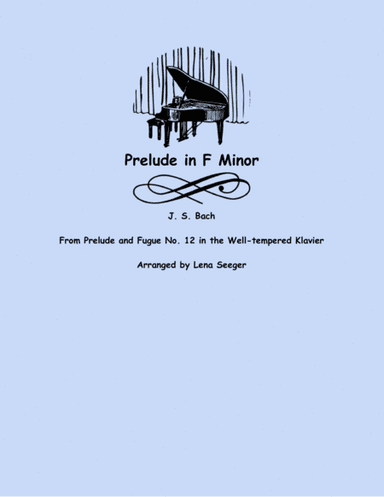 Prelude in F minor (three violins and cello) (arr. Lena Seeger)