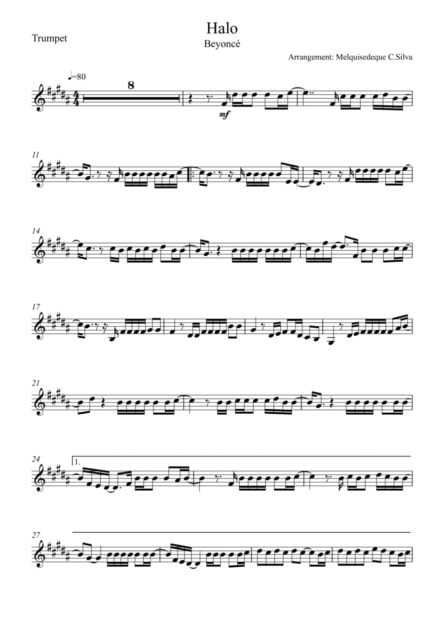 Halo (arr. Melquisedeque C.Silva)
