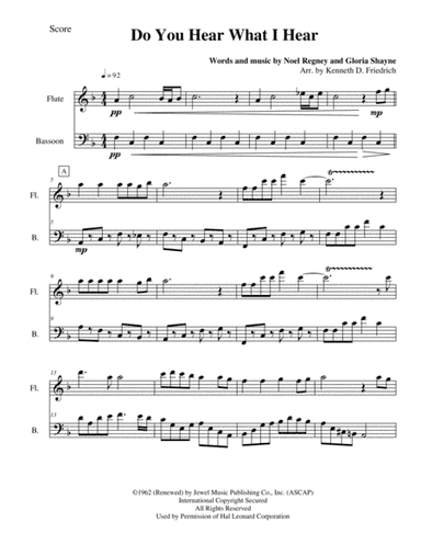 Do You Hear What I Hear (arr. Kenneth D. Friedrich)